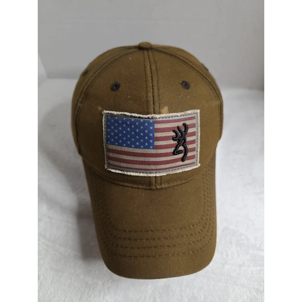 Browning Liberty Wax American Flag Baseball Cap‎
